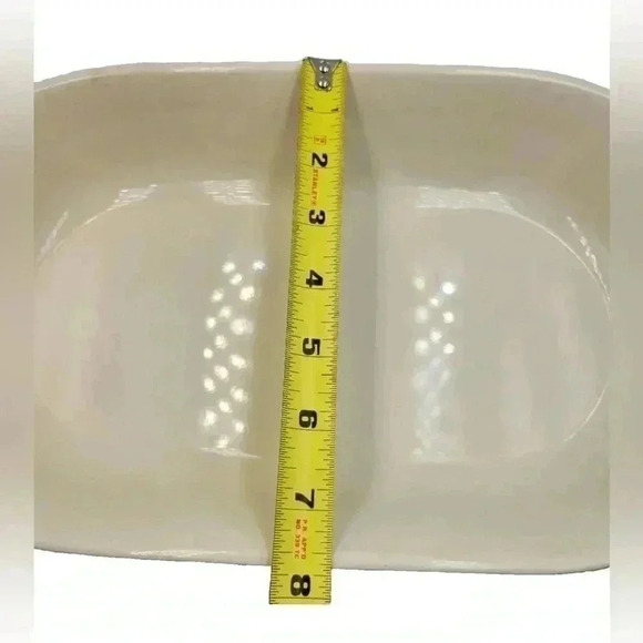 Vintage Capri Serve ‘N Store Bakeware Divided Stoneware Dish - Picture 4 of 8